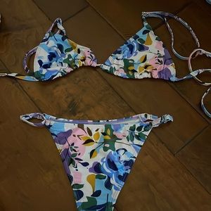 SHEIN floral print swimsuit